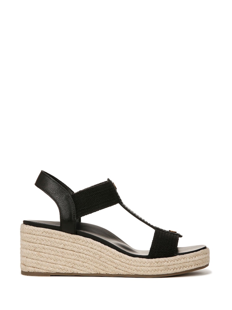 Schwarz - Vionic Calera Sandalen mit Keilabsatz - Bild 1 von 7