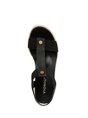 Schwarz - Vionic Calera Sandalen mit Keilabsatz - Bild 6 von 7