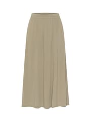 Kaffe Green Mally Midi Jersey Elastic Waist Skirt - Image 5 of 6