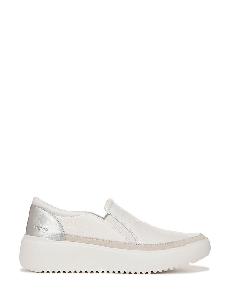 Vionic Kearny Wide Fit Slip-On Trainers - Image 1 of 11