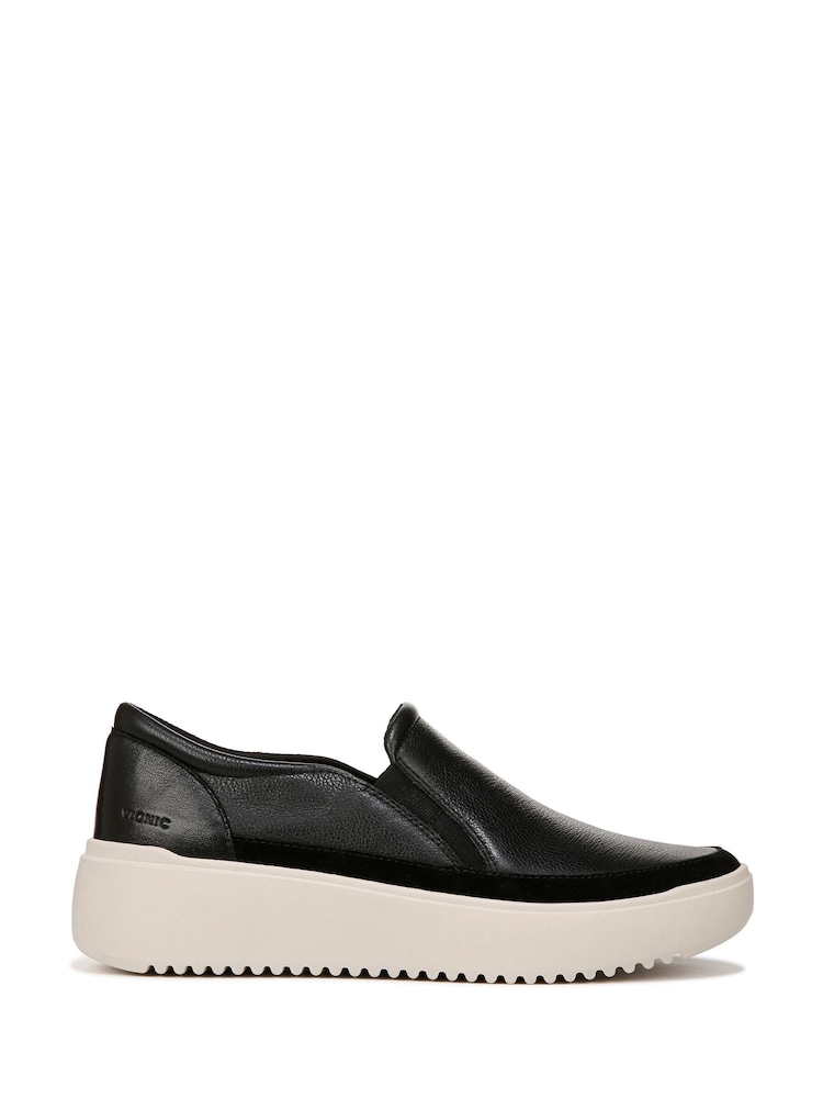 Vionic Kearny Wide Fit Slip-On Trainers - Image 1 of 7