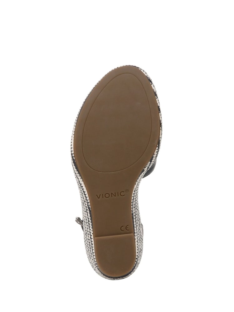 Blau - Vionic Marina Sandalen mit Knöchelriemen und Keilabsatz - Bild 7 von 7 Blau - Vionic Marina Sandalen mit Knöchelriemen und Keilabsatz - Bild 7 von 7