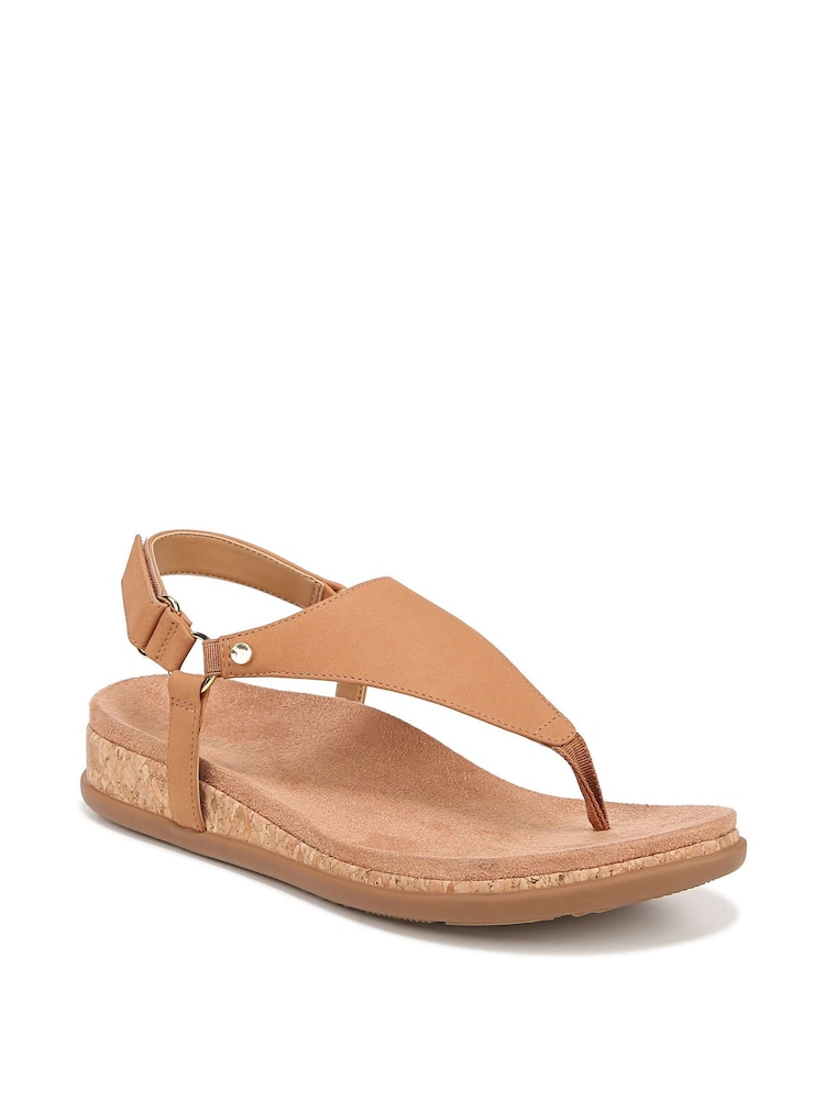 Vionic Wide Fit Kirra II Toe Post Sandals - Image 3 of 7