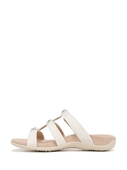 Vionic Amber Pearl Wide Fit Slide Sandals - Image 2 of 7