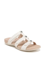 Vionic Amber Pearl Wide Fit Slide Sandals - Image 3 of 7