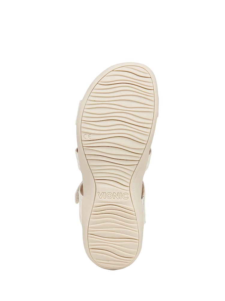 Vionic Amber Pearl Wide Fit Slide Sandals - Image 7 of 7