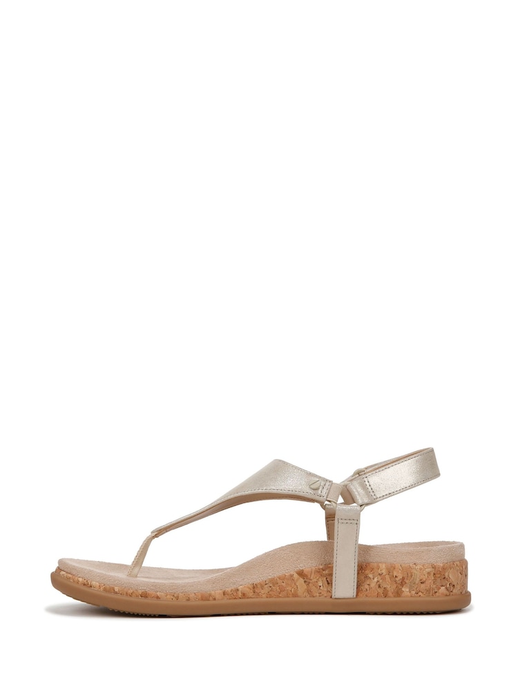 Vionic Wide Fit Kirra II Toe Post Sandals - Image 2 of 10