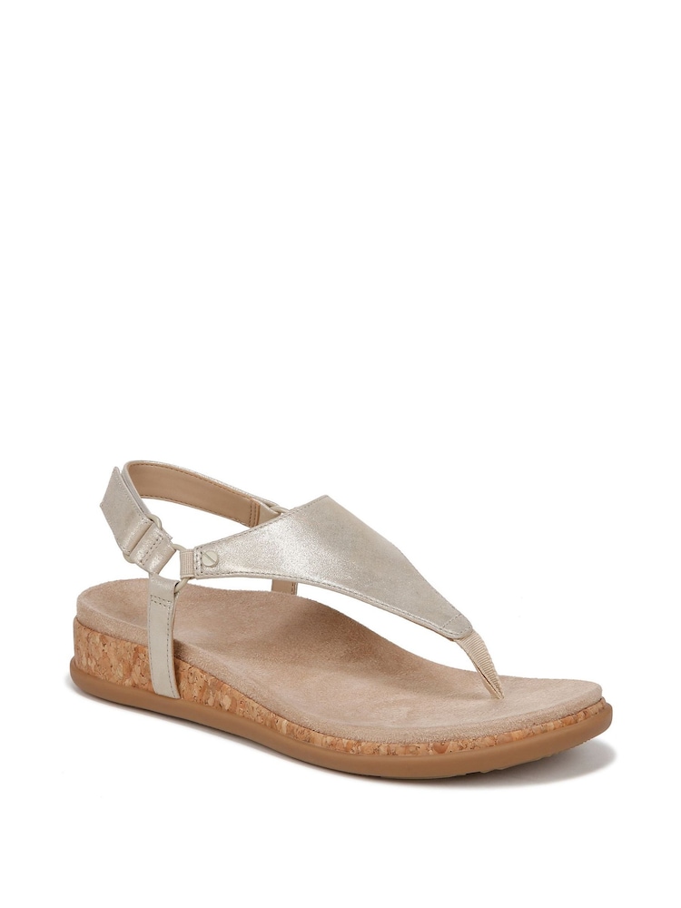 Vionic Wide Fit Kirra II Toe Post Sandals - Image 3 of 10
