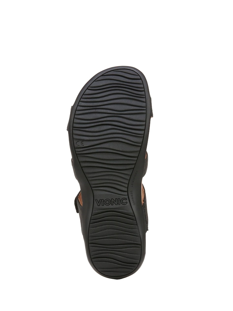 Vionic Amber Pearl Wide Fit Slide Sandals - Image 7 of 7