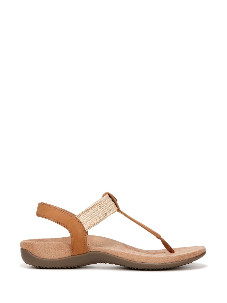 Vionic Brea Wide Fit Toe Post Sandals - Image 1 of 7