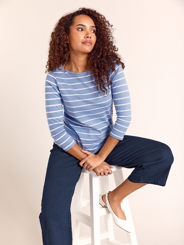 M&Co Blue Petite Petite Cropped Jeans - Image 1 of 5