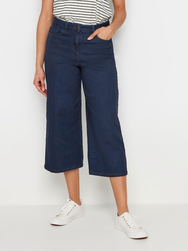 M&Co Blue Petite Petite Cropped Jeans - Image 2 of 5