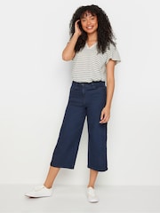 M&Co Blue Petite Petite Cropped Jeans - Image 3 of 5
