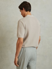 Reiss Stone Bravo Cotton Blend Textured Shirt - Image 5 of 6