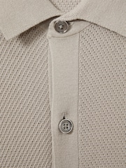 Reiss Stone Bravo Cotton Blend Textured Shirt - Image 6 of 6