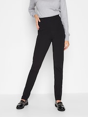 Long Tall Sally Black Slim Leg Stretch Trousers - Image 1 of 4