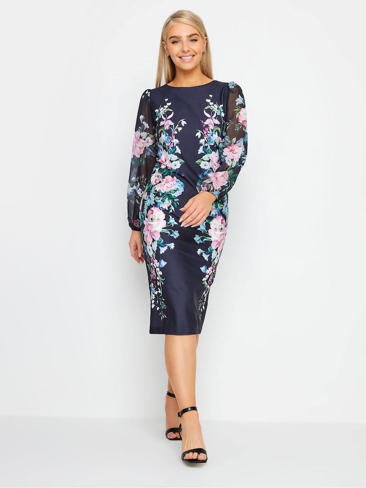 M&Co Chiffon Sleeve Shift Dress - Bild 1 von 4 M&Co Chiffon Sleeve Shift Dress - Bild 1 von 4