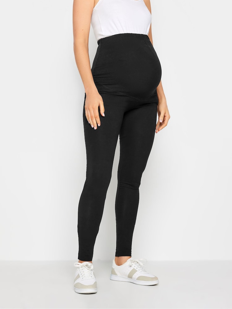 Long Tall Sally Black Maternity Leggings 2 Pack - Image 4 of 5