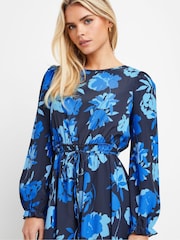 M&Co Blue Petite Smock Dress - Image 2 of 5