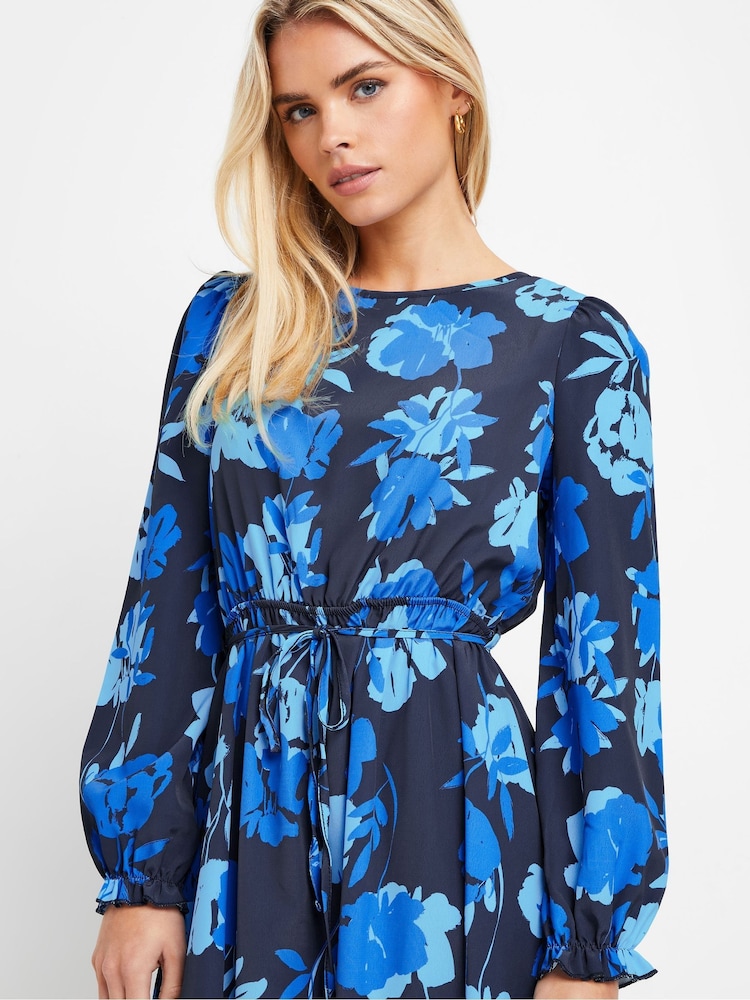 M&Co Blue Petite Smock Dress - Image 2 of 5