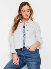 M&Co White Petite Denim Jacket - Image 1 of 5