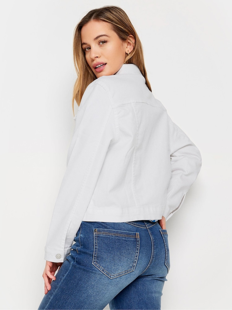 M&Co White Petite Denim Jacket - Image 2 of 5