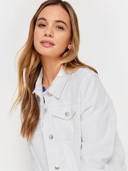 M&Co White Petite Denim Jacket - Image 4 of 5