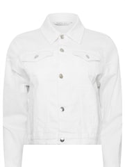 M&Co White Petite Denim Jacket - Image 5 of 5