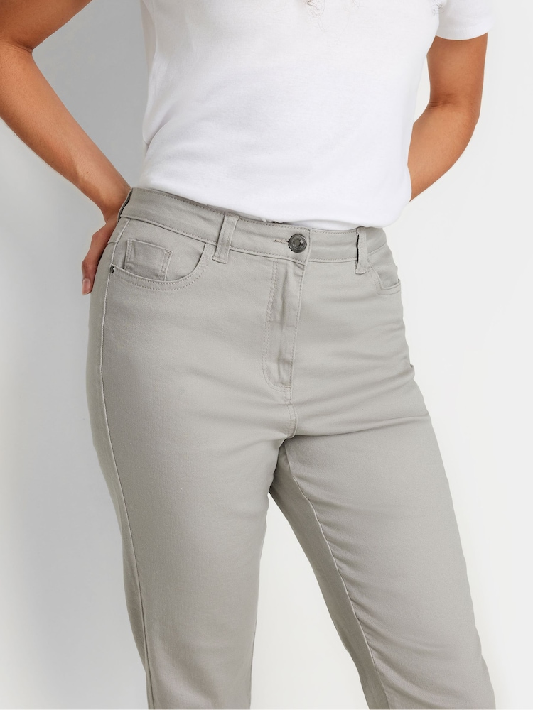 M&Co Grey Cropped Jeans - Image 5 of 5