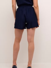 Cream Blue Lori High-waisted Wide Leg Shorts - Image 2 of 5