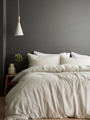 Content by Terence Conran Natural Relaxed Cotton Linen Duvet Cover Set - Image 1 of 4