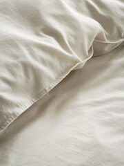 Content by Terence Conran Natural Relaxed Cotton Linen Duvet Cover Set - Image 3 of 4