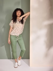 M&Co Green Cropped Jeans - Image 1 of 5