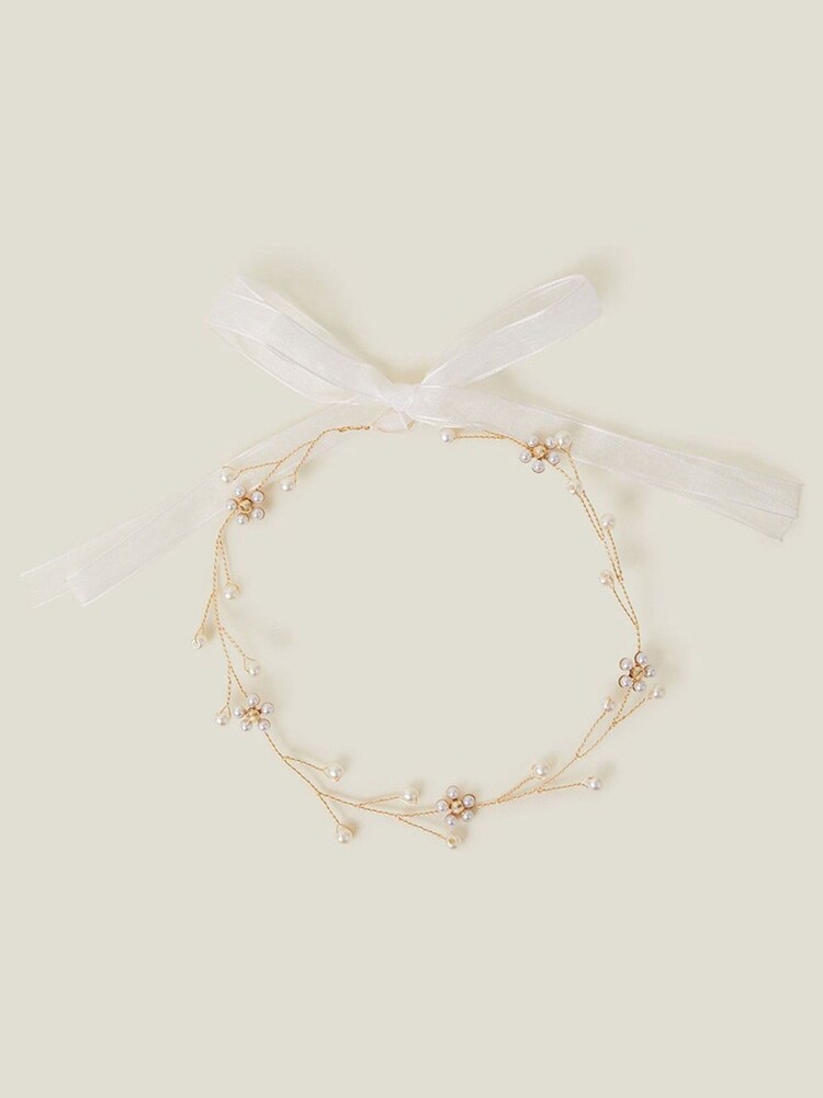 Angels By Accessorize Natural Girls Flower Garland - Image 1 of 2
