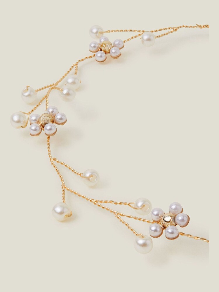 Angels By Accessorize Natural Girls Flower Garland - Image 2 of 2 Angels By Accessorize Natural Girls Flower Garland - Image 2 of 2