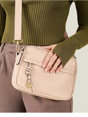 Accessorize Pink Cross-Body Camera Bag - Image 1 of 4