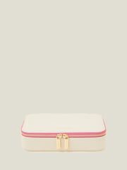 Accessorize Cream Large Jewellery Box - Image 1 of 3
