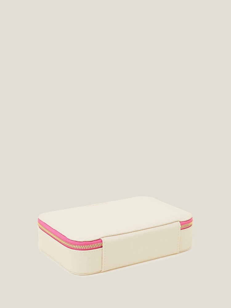 Accessorize Cream Large Jewellery Box - Image 2 of 3
