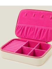 Accessorize Cream Large Jewellery Box - Image 3 of 3