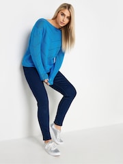 M&Co Blue Open Knit Detail Jumper - Image 2 of 4