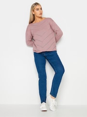 M&Co Pink Open Knit Detail Jumper - Image 2 of 4