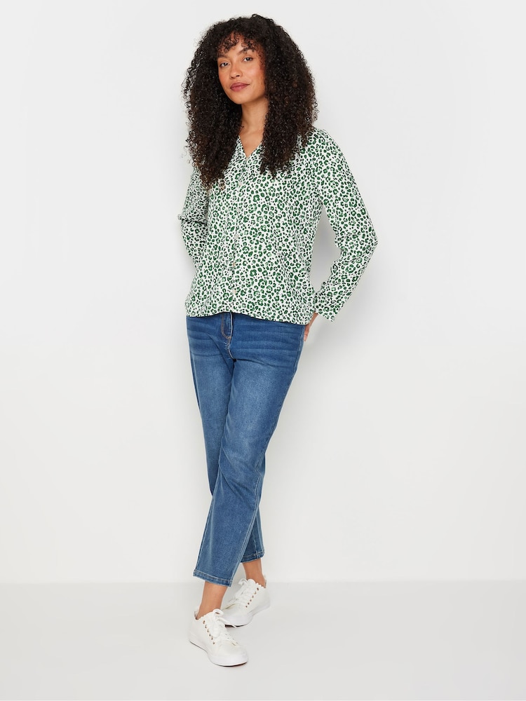 M&Co Green Long Sleeve Blouse - Image 2 of 4