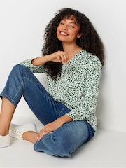 M&Co Green Long Sleeve Blouse - Image 4 of 4