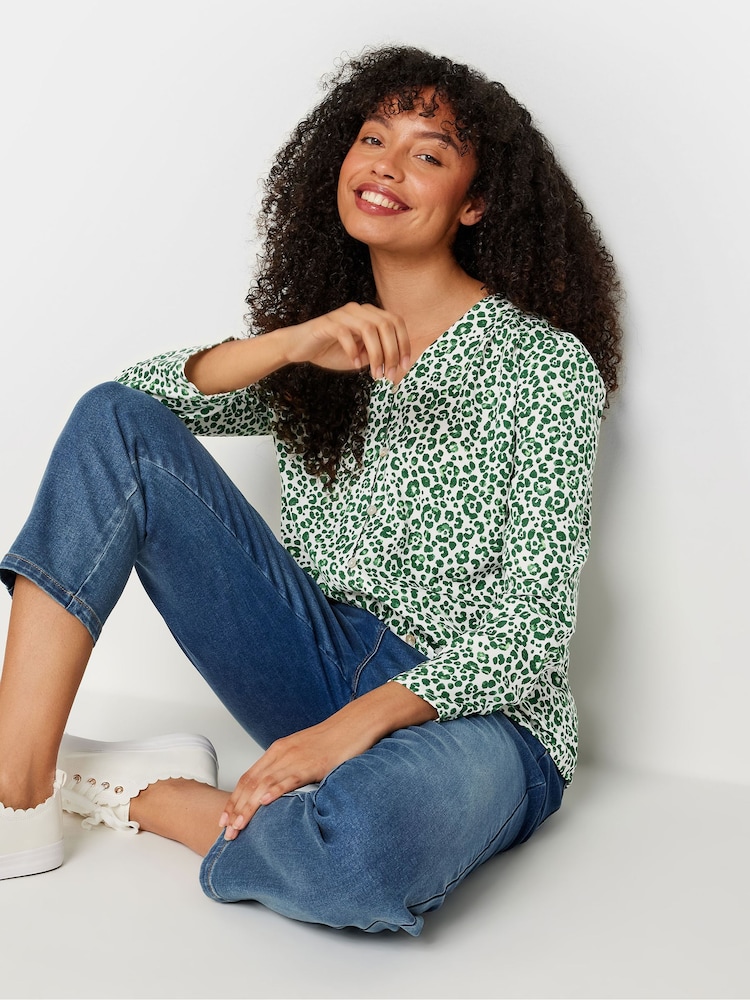 M&Co Green Long Sleeve Blouse - Image 4 of 4