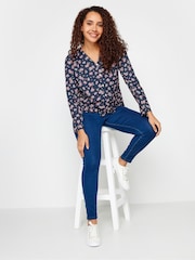 M&Co Blue Long Sleeve Blouse - Image 2 of 4