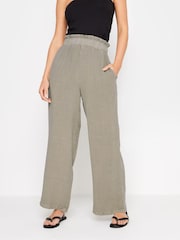 PixieGirl Petite Brown Wide Leg Trousers - Image 2 of 4