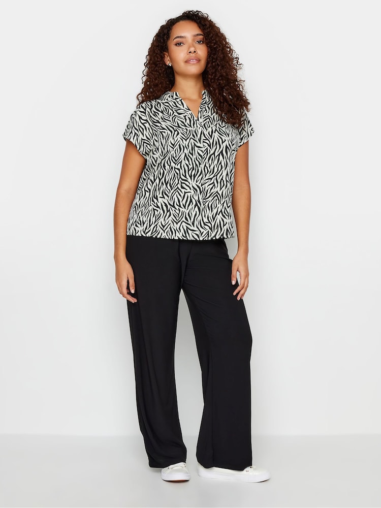 M&Co Ivory White Animal Print Blouse - Image 2 of 4