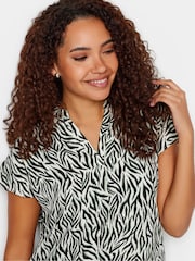 M&Co Ivory White Animal Print Blouse - Image 4 of 4