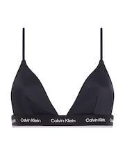 Calvin Klein Black Triangle Bikini Top - Image 1 of 2