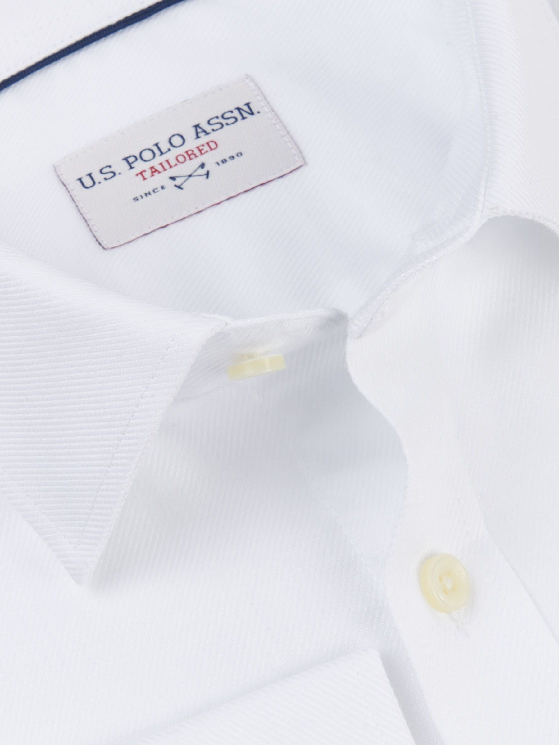 Buy U.S. Polo Assn. White Mens Long Sleeve Royal Twill 100